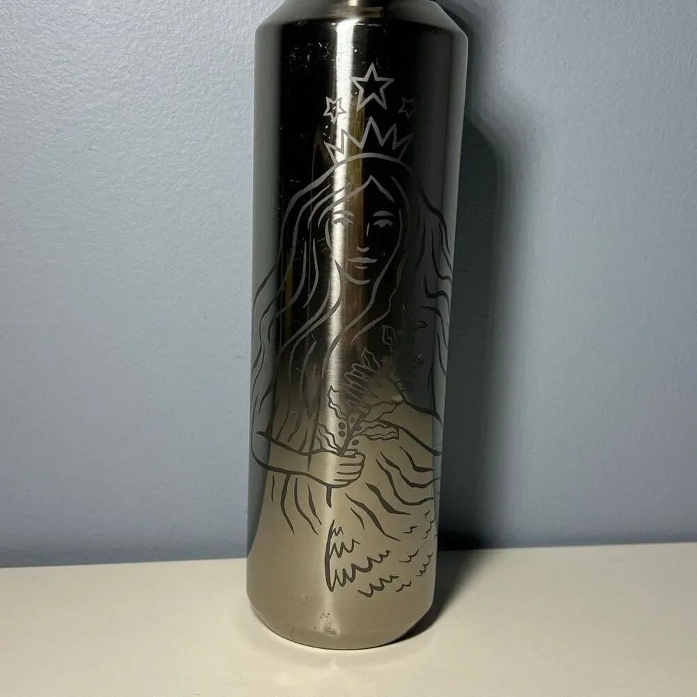 Starbucks 50th anniversary Limited Siren Mermaid Stainless Steel Water Bottle